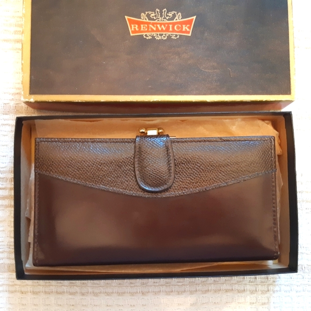 Women's Leather Pocketbook Canada Made with Original Box